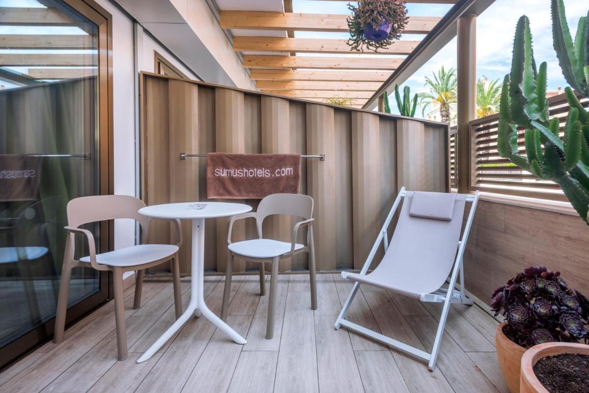 Un balcón o terraza de Sumus Hotel Stella and Spa 4S Adults Recommended