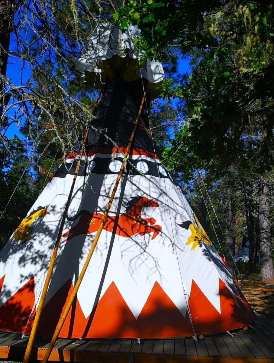 Wild Horses Luxury Tipi - Adjustable King Bed - Housity