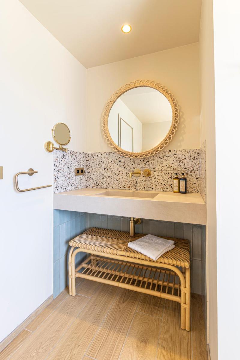 Salle de bains dans l'établissement Hotel Riva Beach