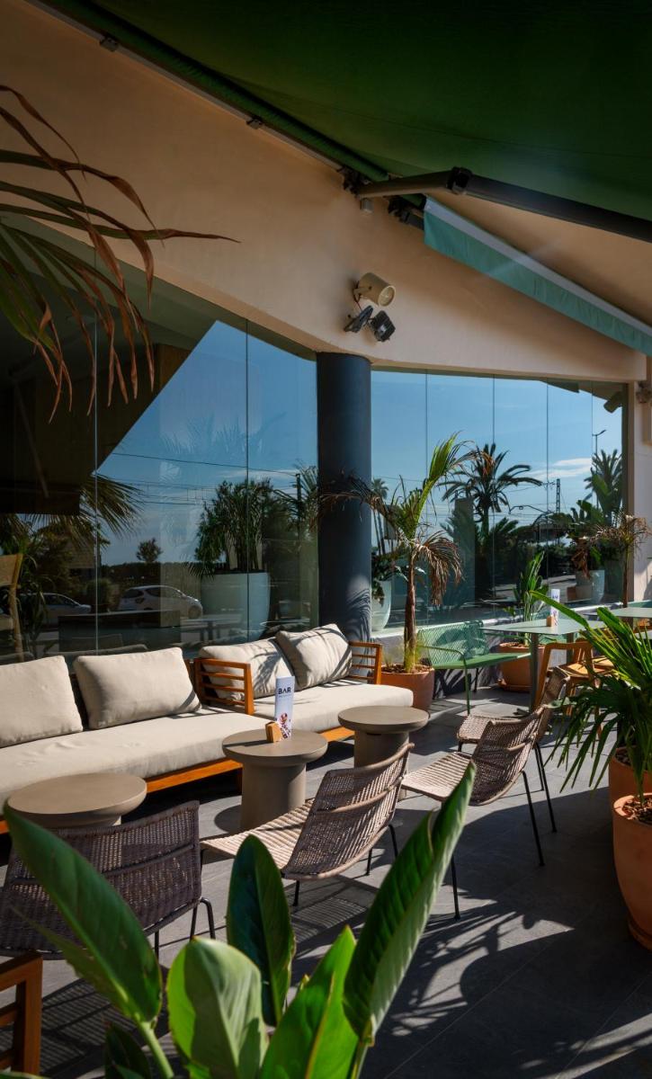 Zona de estar de AQUA Hotel Promenade & Spa 4Sup