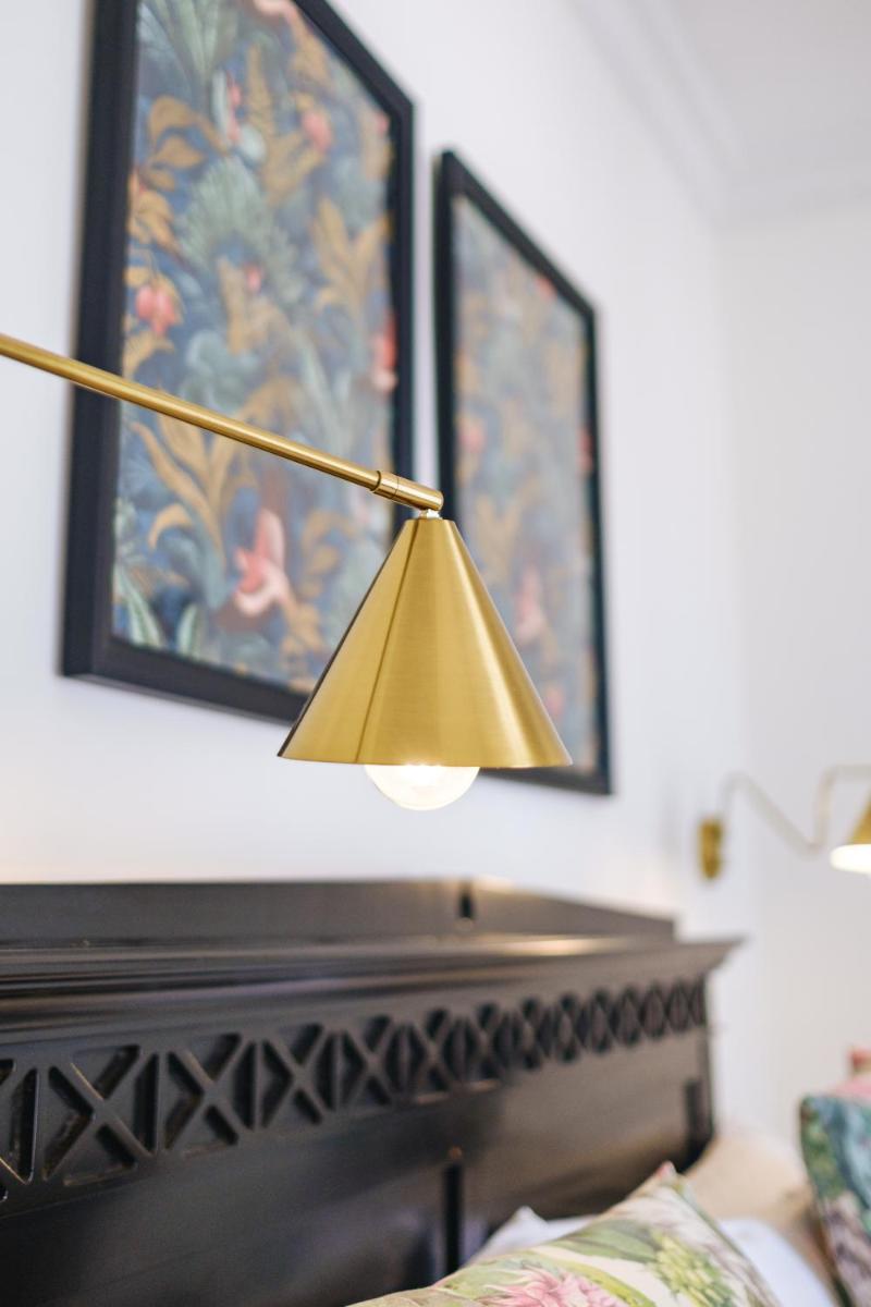 Cama o camas de una habitación en Hotel Ciutat Jardi
