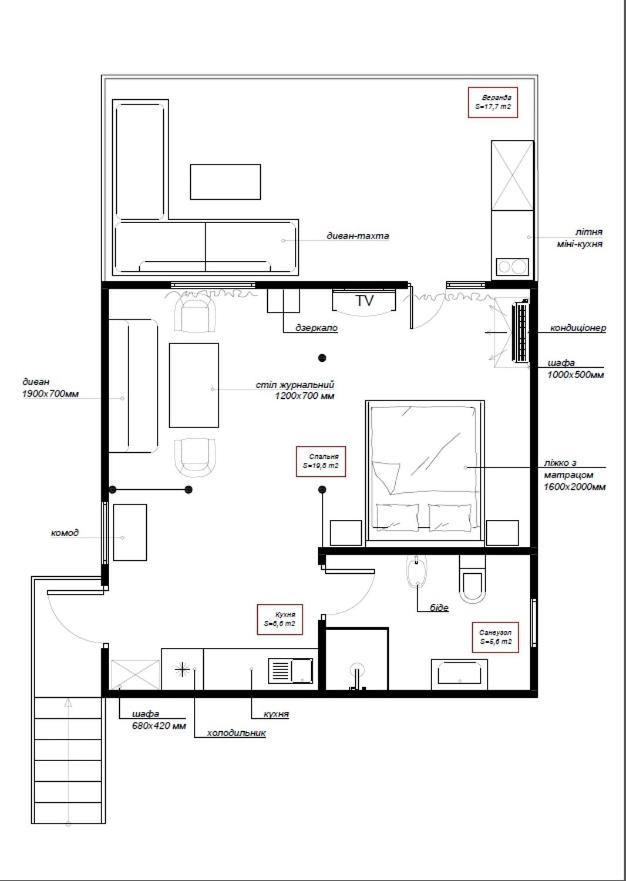 Апартаменты студия у моря - Housity