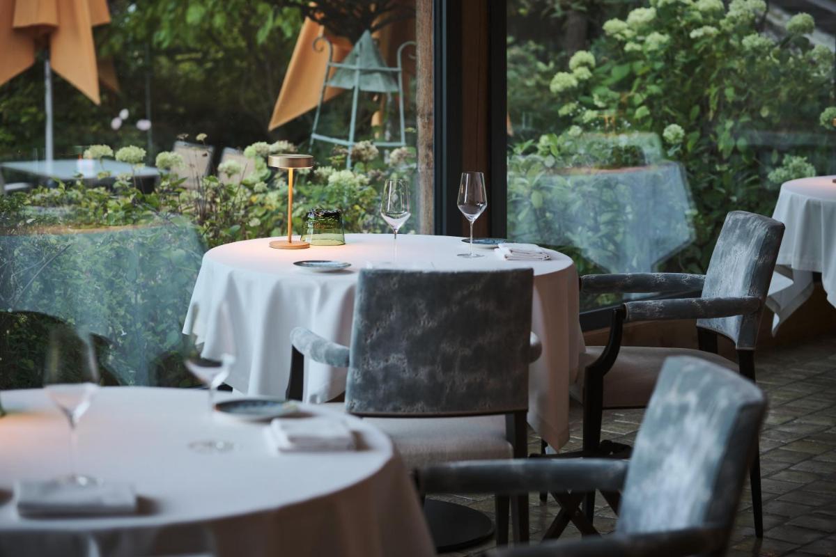 Jardin de l'établissement Relais Bernard Loiseau