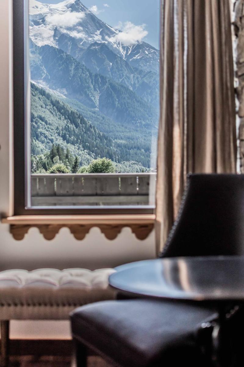 Vue générale sur la montagne ou vue sur la montagne depuis l'hôtel