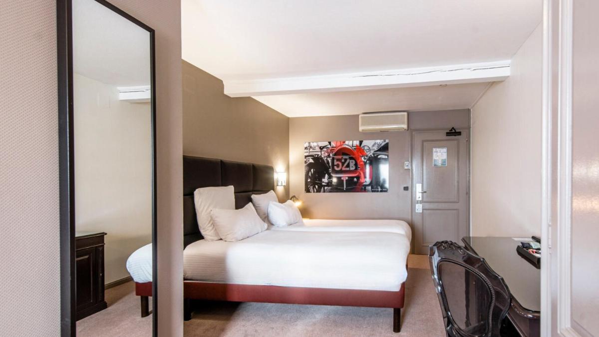 Cuisine ou kitchenette dans l'établissement Best Western Plus Au cheval Blanc à Mulhouse