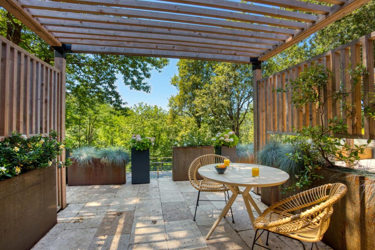 Jardin de l'établissement La Perle de Domme