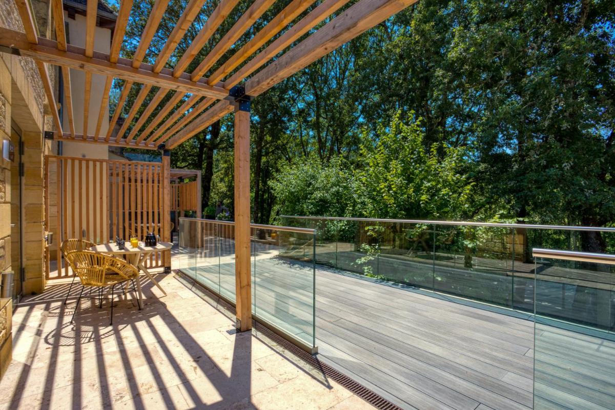 Balcon ou terrasse dans l'établissement La Perle de Domme