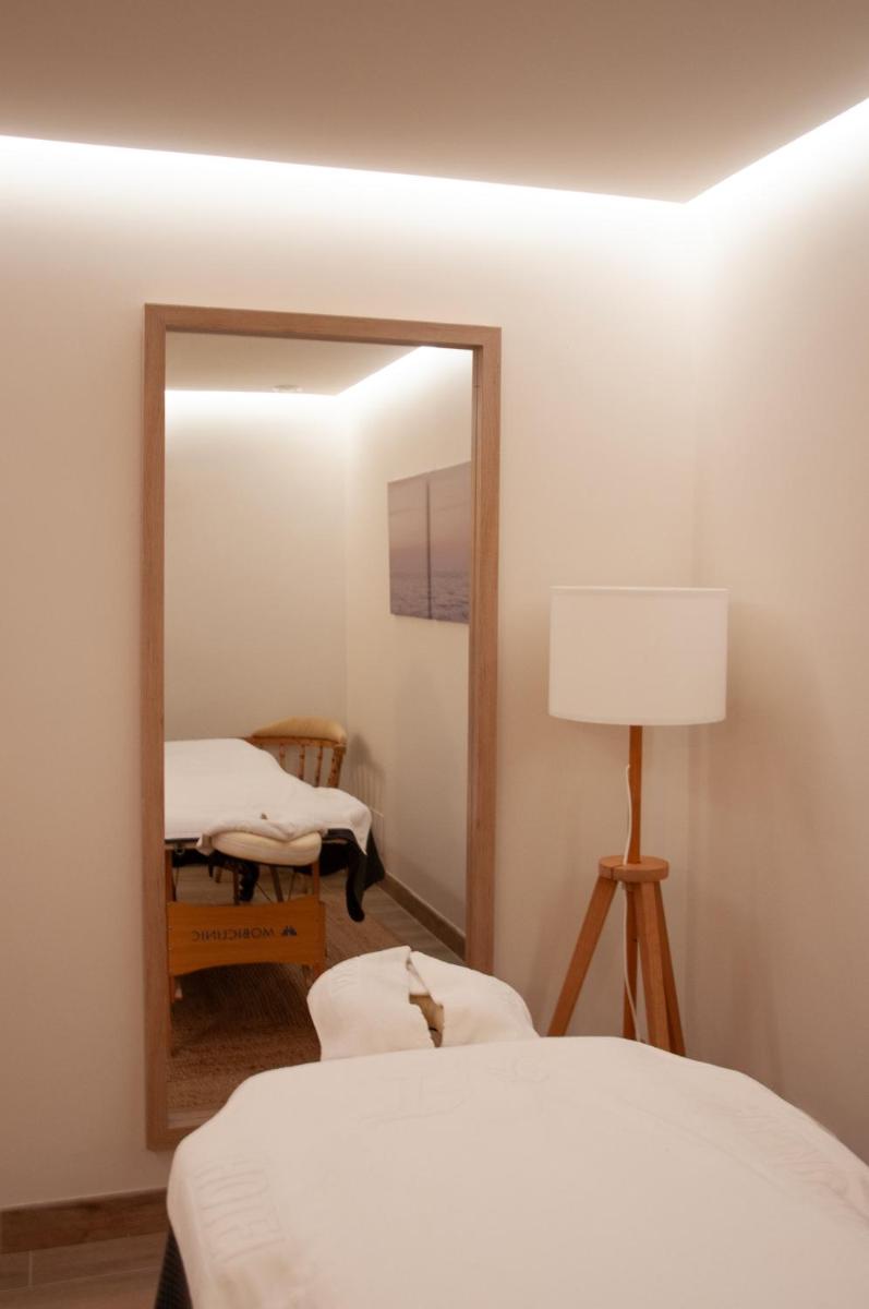 Cama o camas de una habitación en Hotel Na Taconera