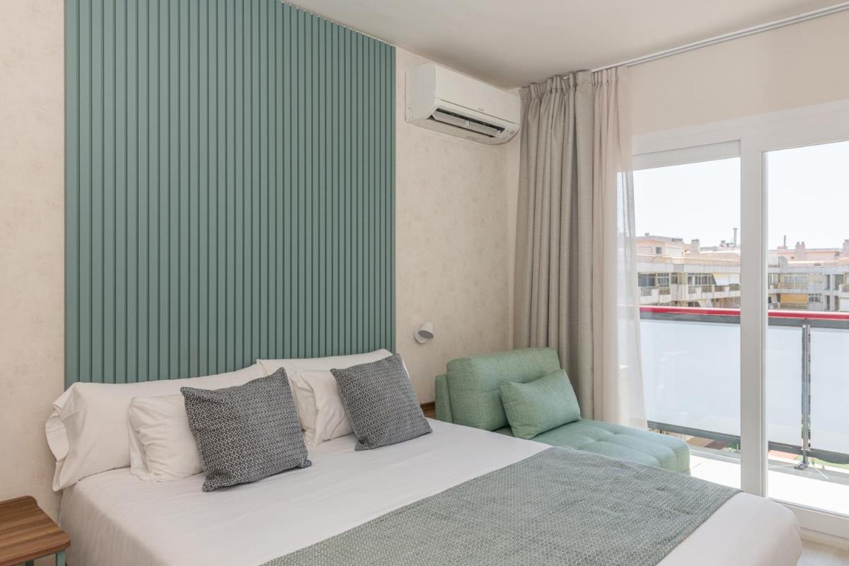 Cama o camas de una habitación en Eurosalou & Spa