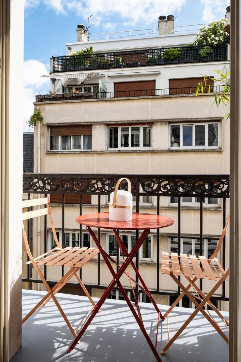 Balcon ou terrasse dans l'établissement Hôtel Hiro Paris