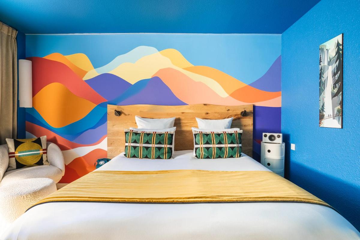 Un ou plusieurs lits dans un hébergement de l'établissement Big Sky Hotel & Spa