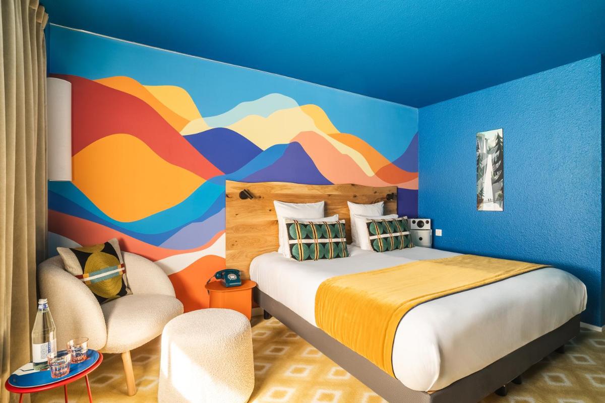Un ou plusieurs lits dans un hébergement de l'établissement Big Sky Hotel & Spa