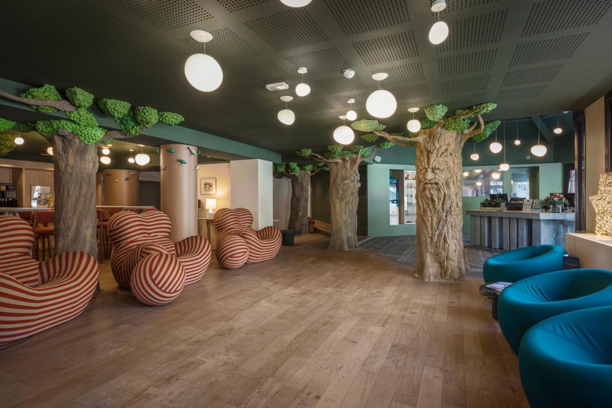Coin salon dans l'établissement Lykke Hôtel & Spa Chamonix - ex Mercure