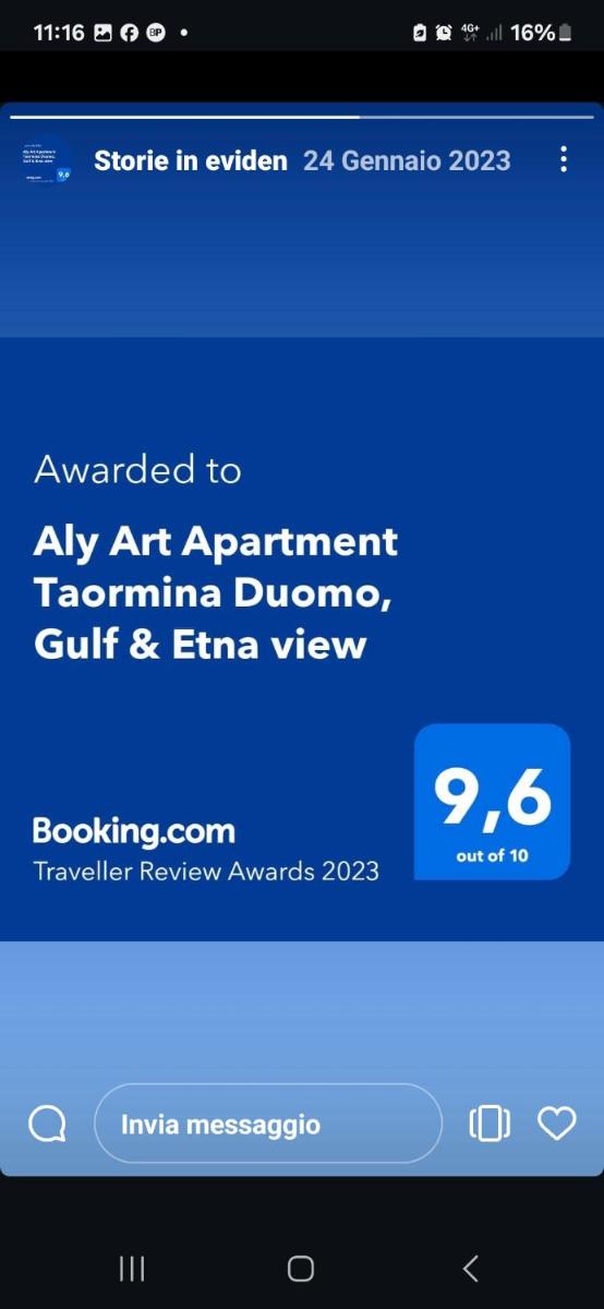 Aly Art Apartment Taormina Duomo, Gulf & Etna view - Housity