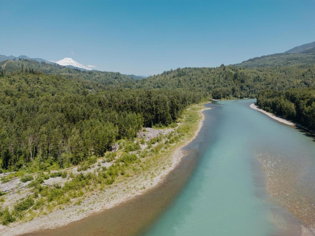 Spacious North Cascades Riverside A-Frame with Mt Baker Views - Dog-Friendly - Housity