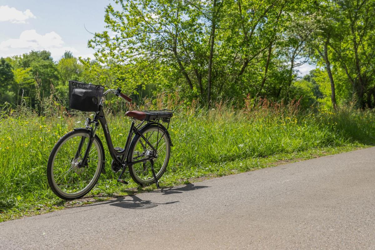 Vélo sur le terrain de l'établissement Logis Thermal ou dans les environs