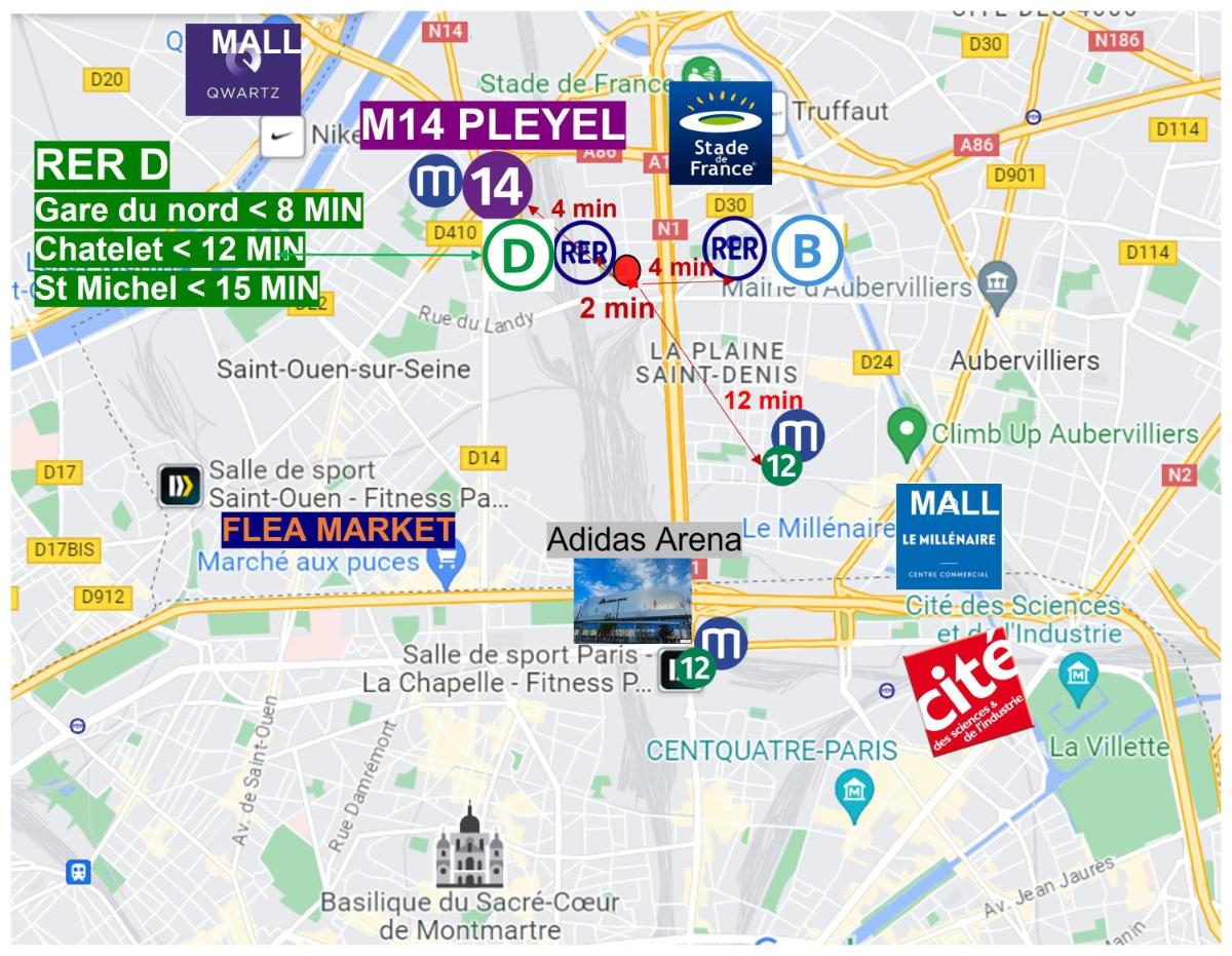 Vue Tour Eiffel - Metro - Wifi - Parking - Terrasse - Dream Host - Housity