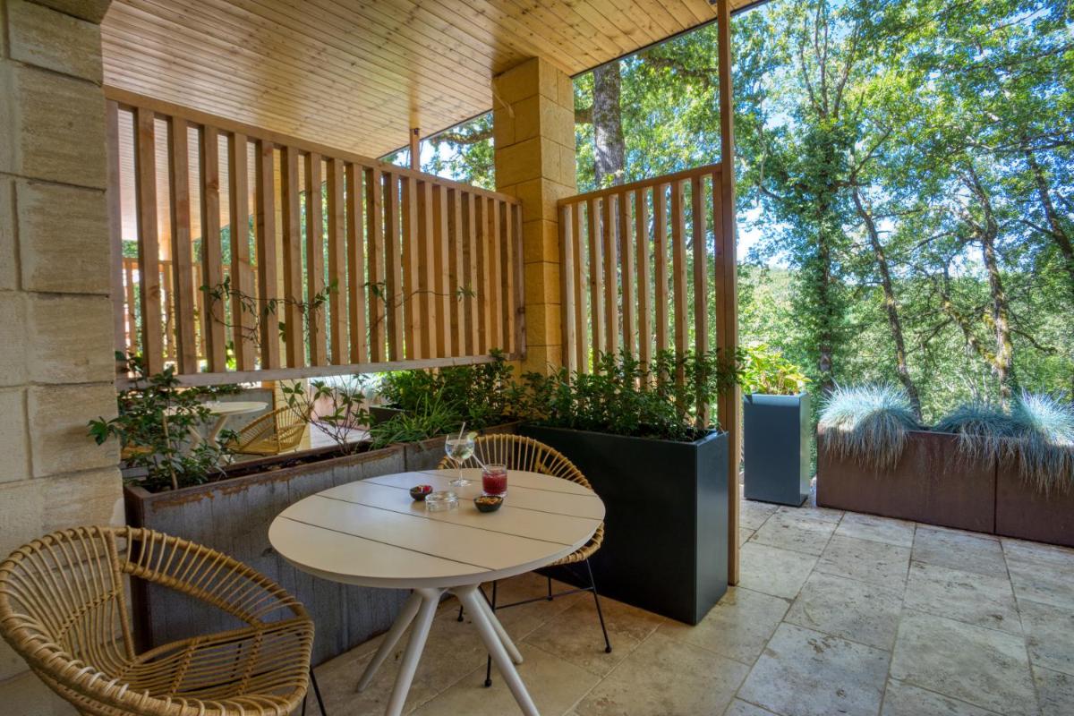 Balcon ou terrasse dans l'établissement La Perle de Domme