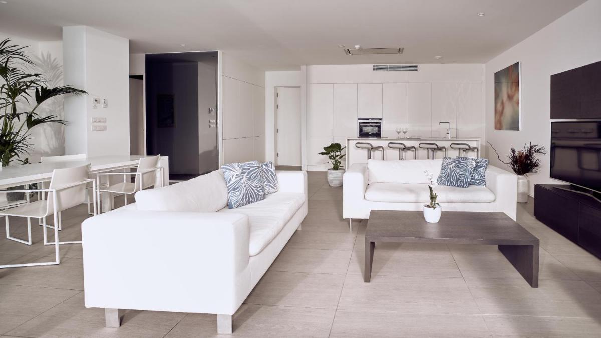 Zona de estar de Hotel Baobab Suites