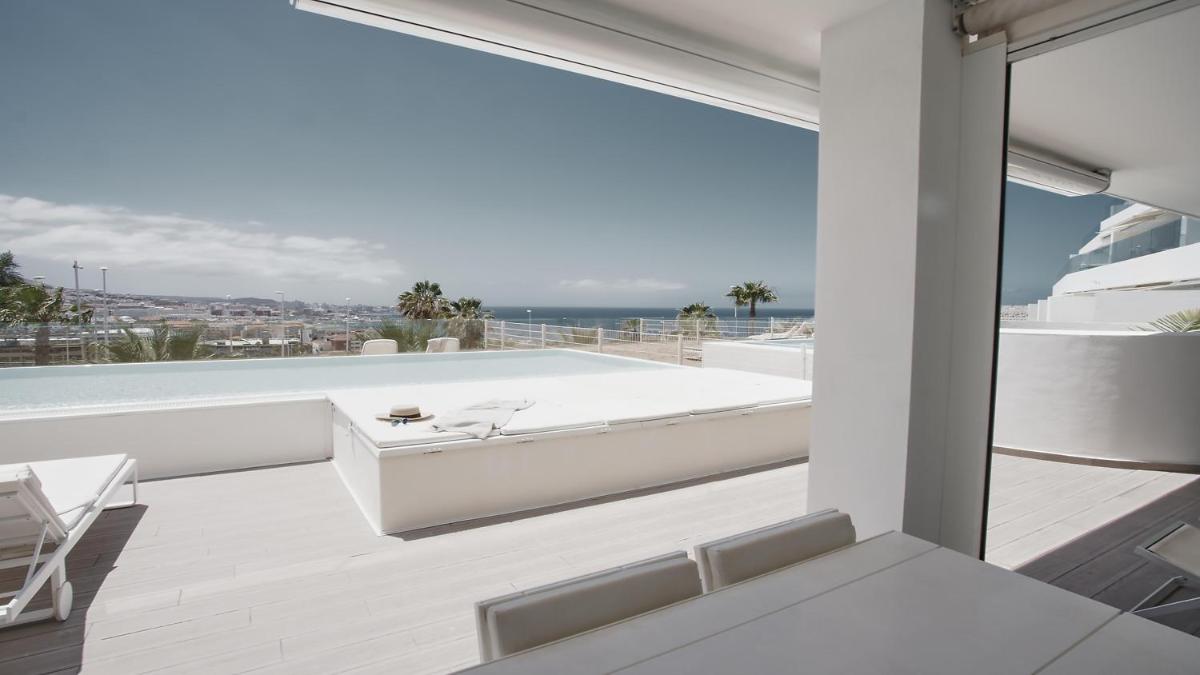 Un balcón o terraza de Hotel Baobab Suites