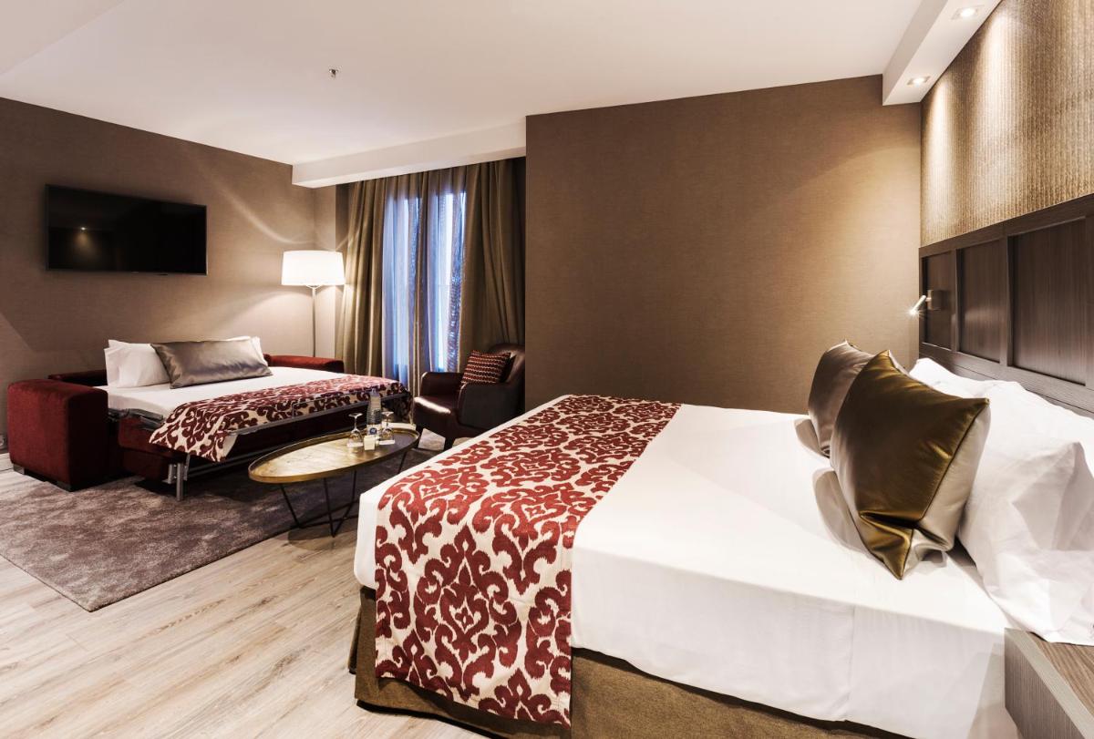 Cama o camas de una habitación en Catalonia Ronda