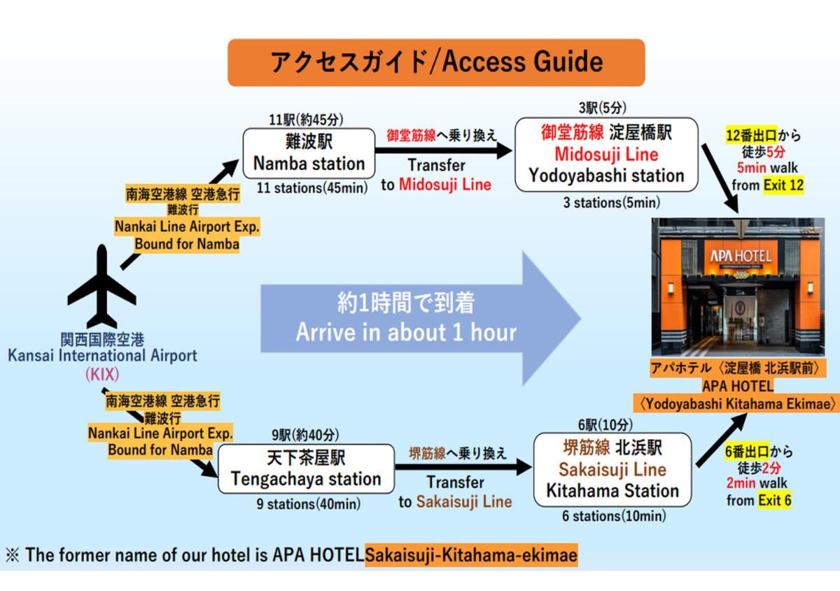 APA Hotel Yodoyabashi Kitahama Ekimae - Housity
