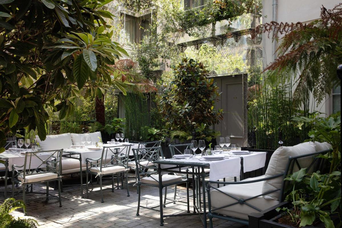 Jardin de l'établissement Les Jardins du Faubourg Hotel & Spa by Shiseido