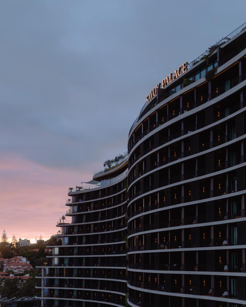 O edifício onde o hotel está situado