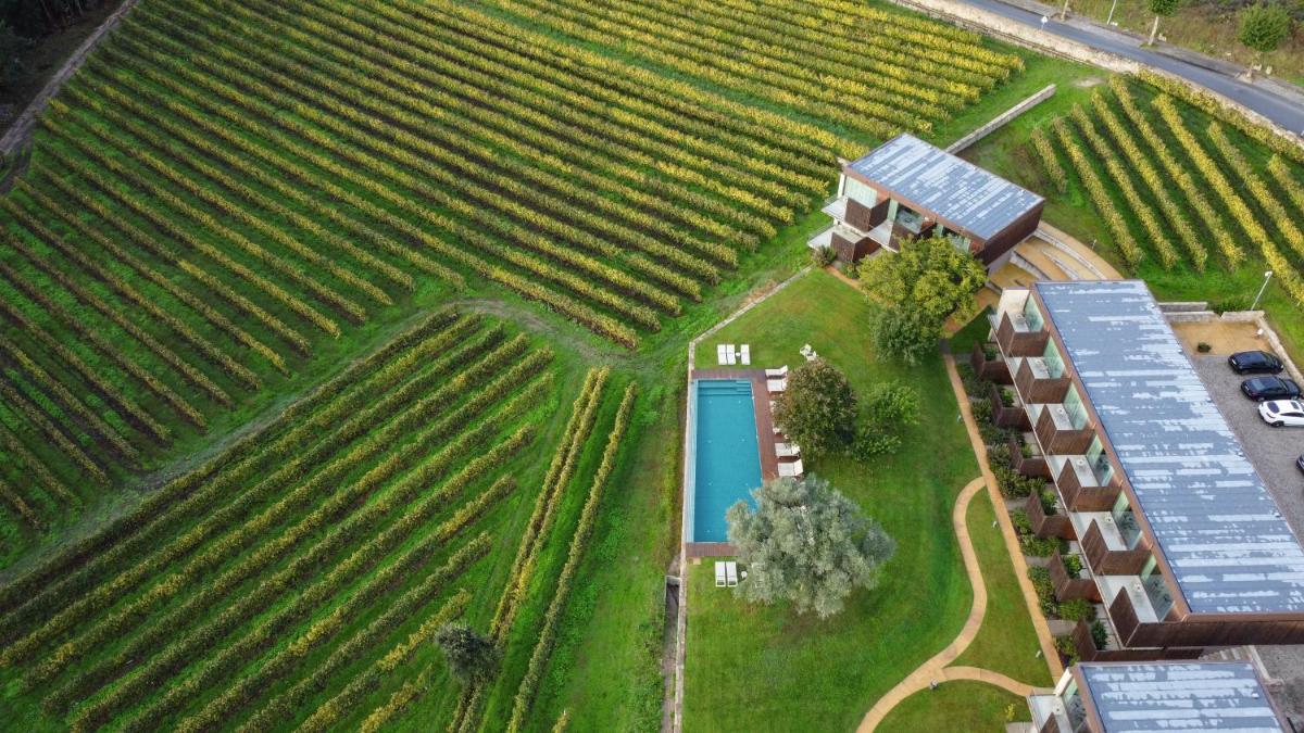 Um jardim no exterior de Torre de Gomariz Wine & Spa Hotel
