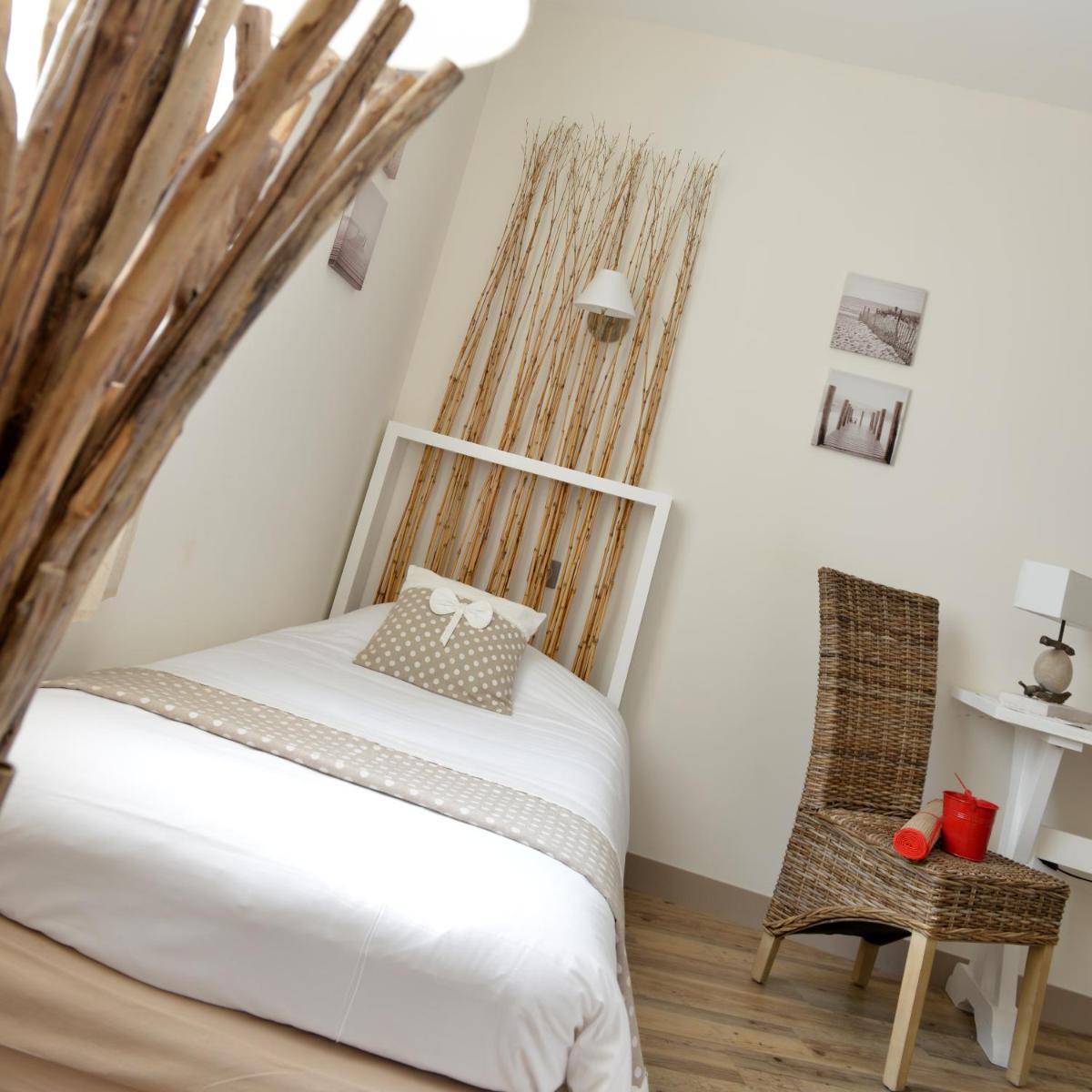 Un ou plusieurs lits dans un hébergement de l'établissement Grand Hôtel des Bains SPA