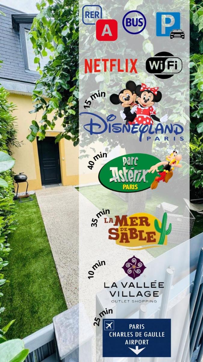 Superbe Duplex-15 min Disneyland - Housity