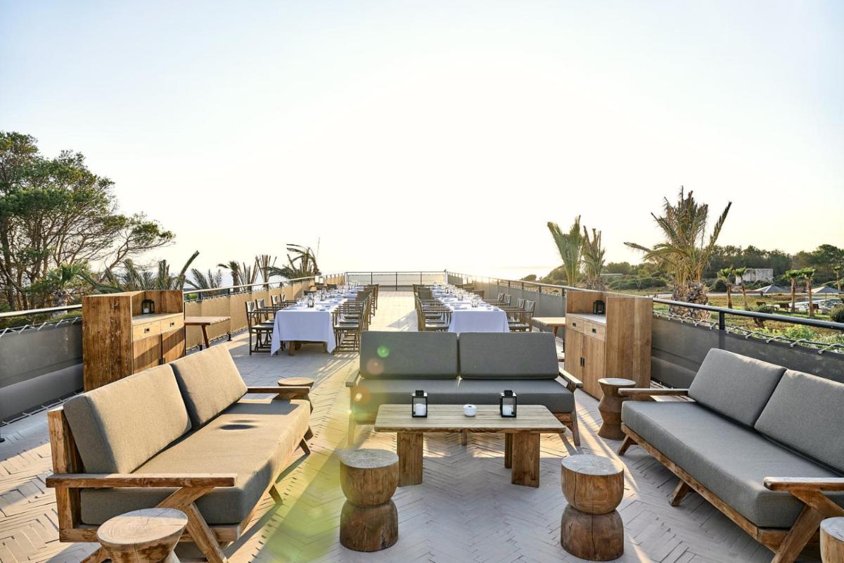 Zona de estar de CAP Menorca Relais & Chateaux