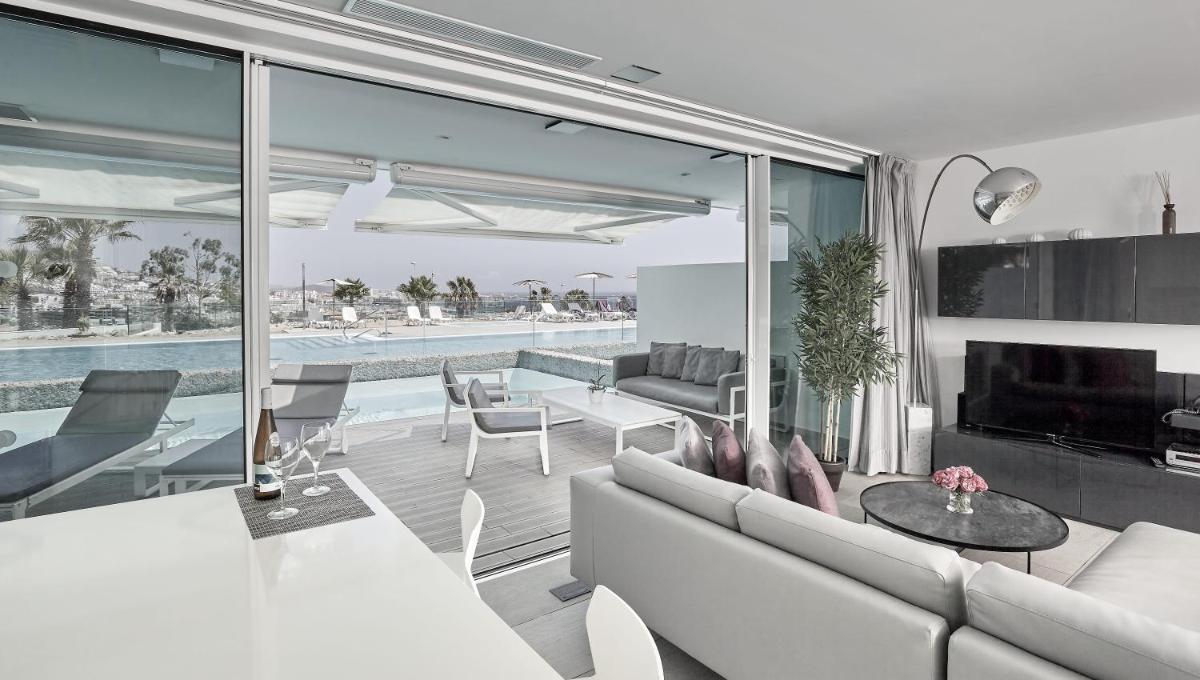 Zona de estar de Hotel Baobab Suites