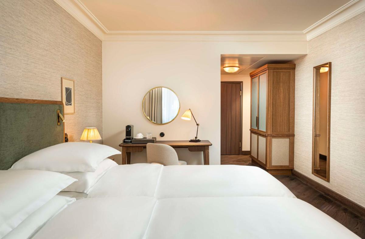 Ein Bett oder Betten in einem Zimmer der Unterkunft Brunfels Hotel, in the Unbound Collection by Hyatt