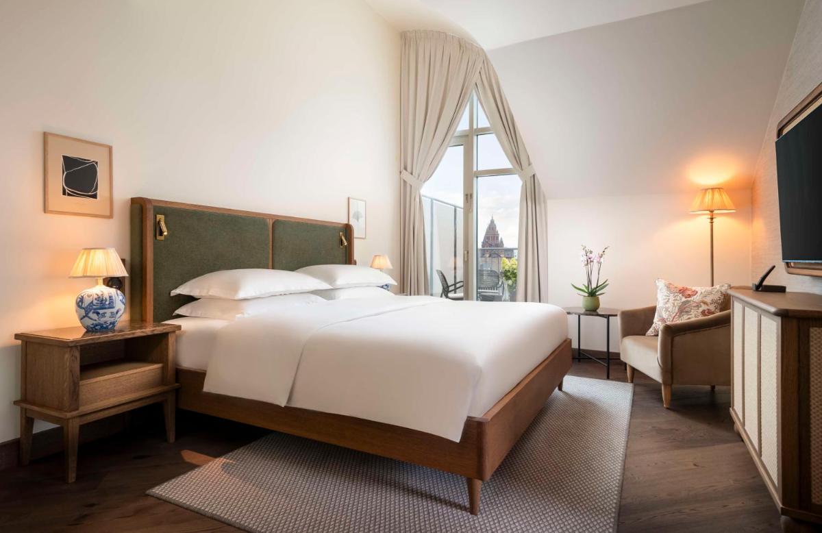 Ein Bett oder Betten in einem Zimmer der Unterkunft Brunfels Hotel, in the Unbound Collection by Hyatt