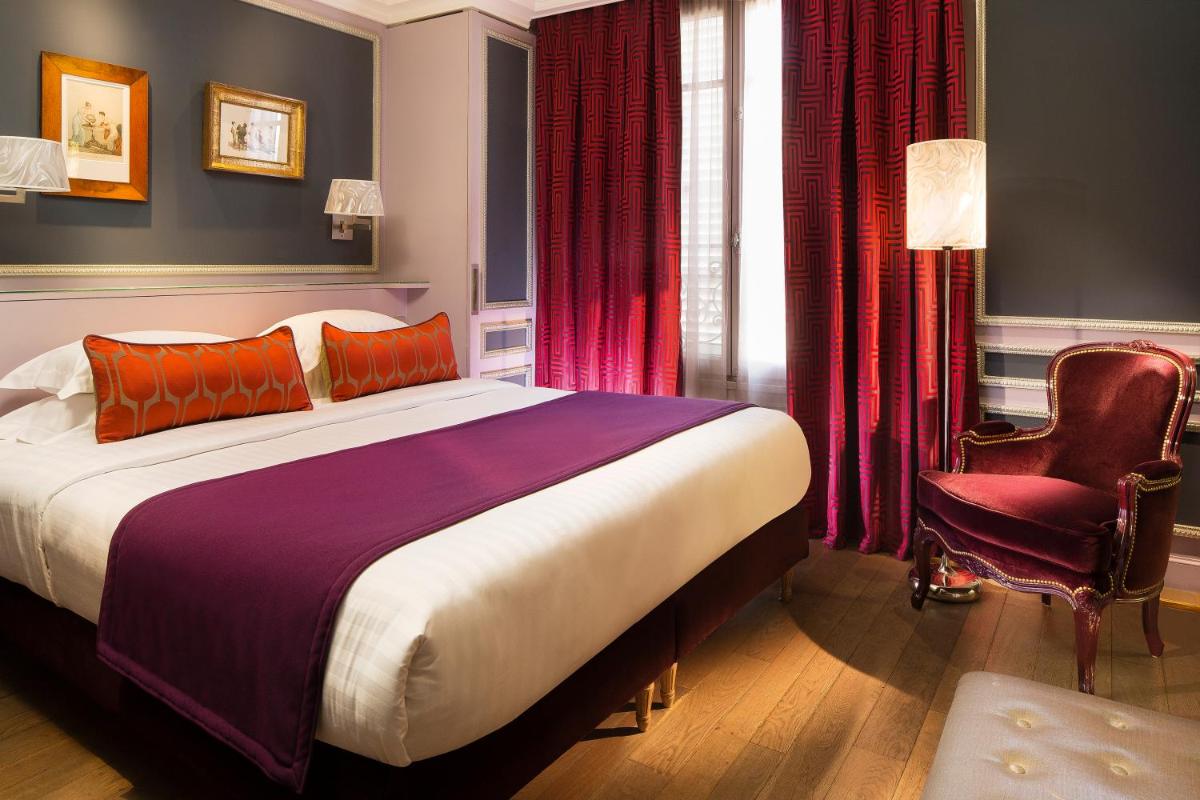 Un ou plusieurs lits dans un hébergement de l'établissement Hotel & Spa La Belle Juliette
