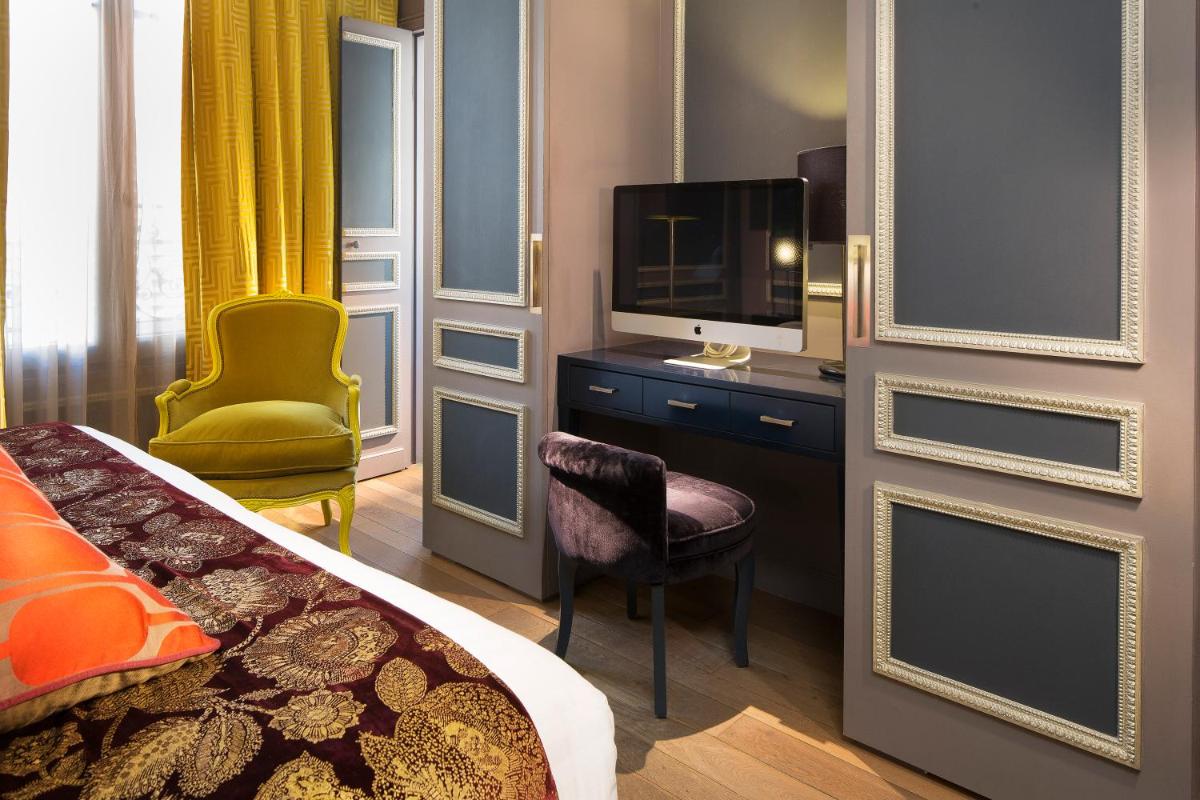 Un ou plusieurs lits dans un hébergement de l'établissement Hotel & Spa La Belle Juliette