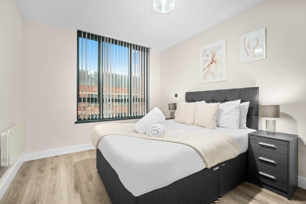 Modern Apartment - City Centre - 2 Bedrooms - Wifi - Netflix - Jewellery Quarter 9AH - Housity