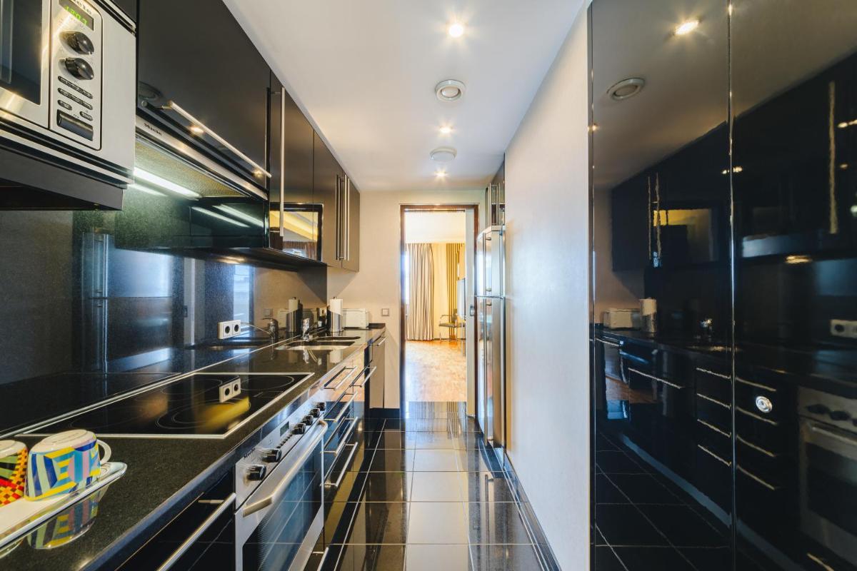 Küche/Küchenzeile in der Unterkunft Pullman Berlin Schweizerhof