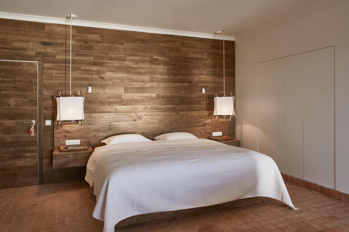 Uma cama ou camas num quarto em Vila Joya