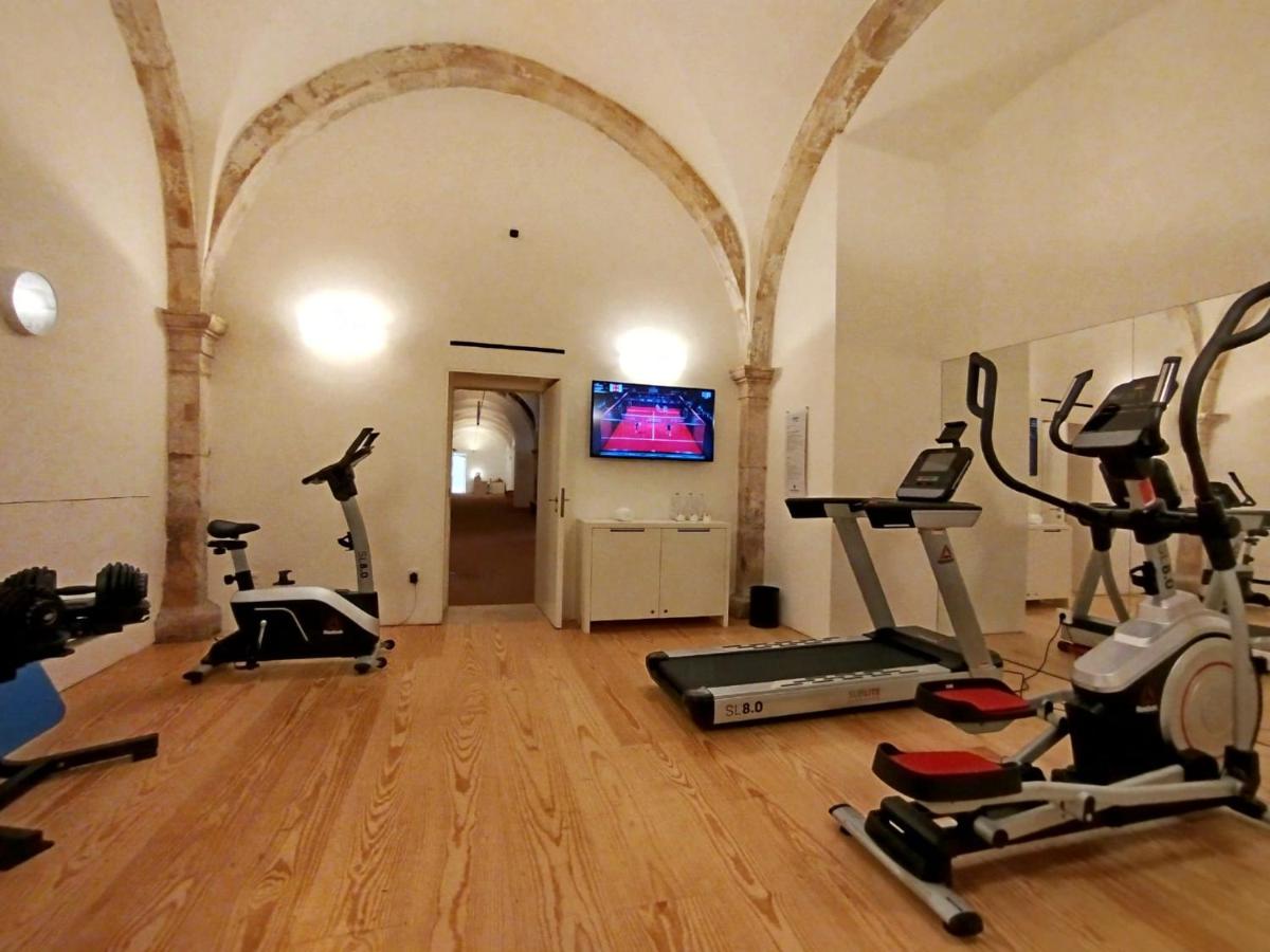 O centro de fitness e/ou as comodidades de fitness de Montebelo Mosteiro de Alcobaça Historic Hotel