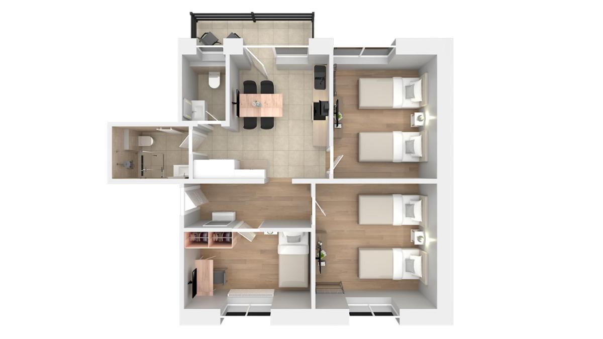 Luxury Zweibrücken Workers Rooms 2 - Housity