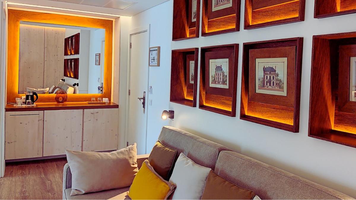 A cozinha ou kitchenette de Grande Hotel das Caldas da Felgueira