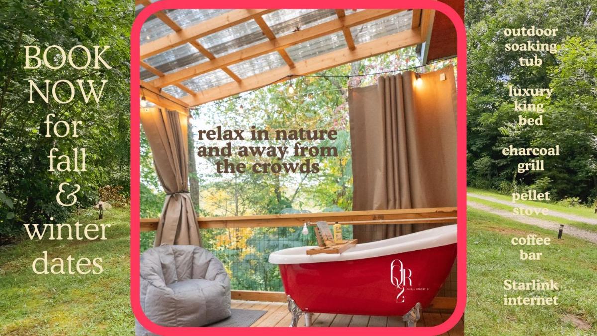 Outdoor Soaking Tub! Cozy spot for couples getaway - Housity