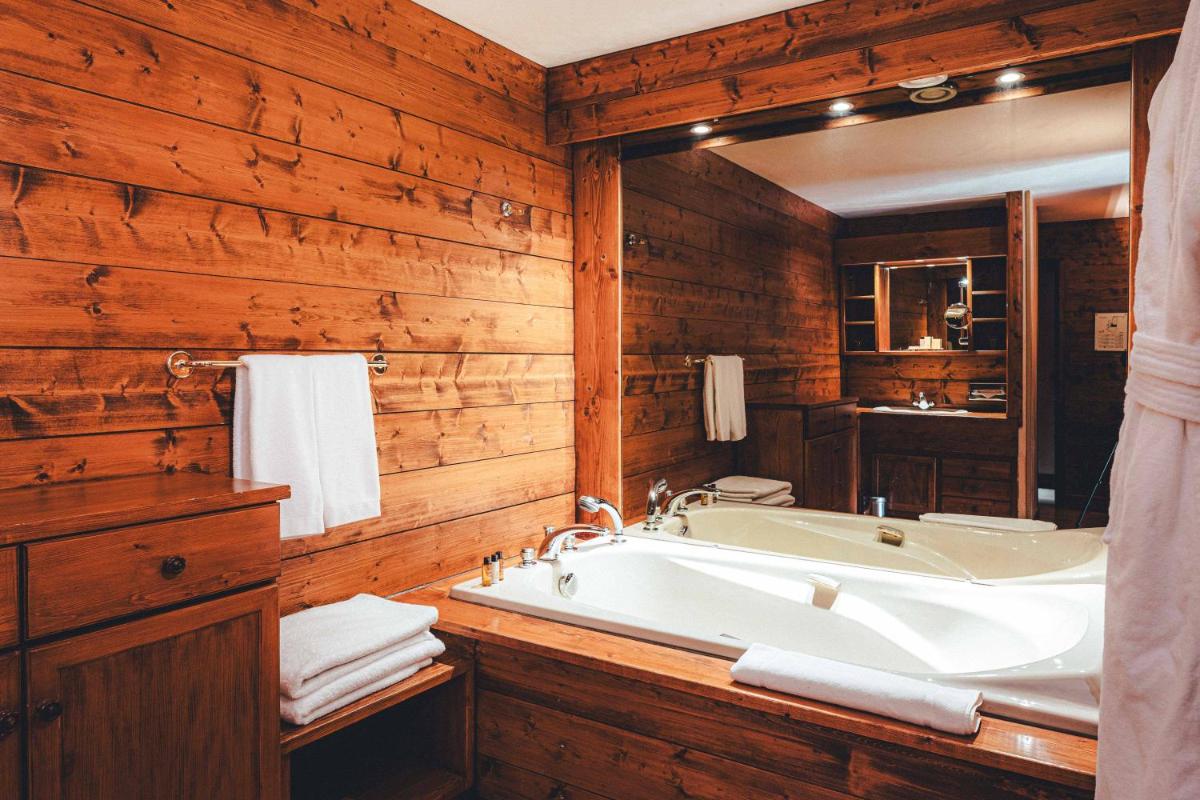 Salle de bains dans l'établissement Hotel Mont Vallon