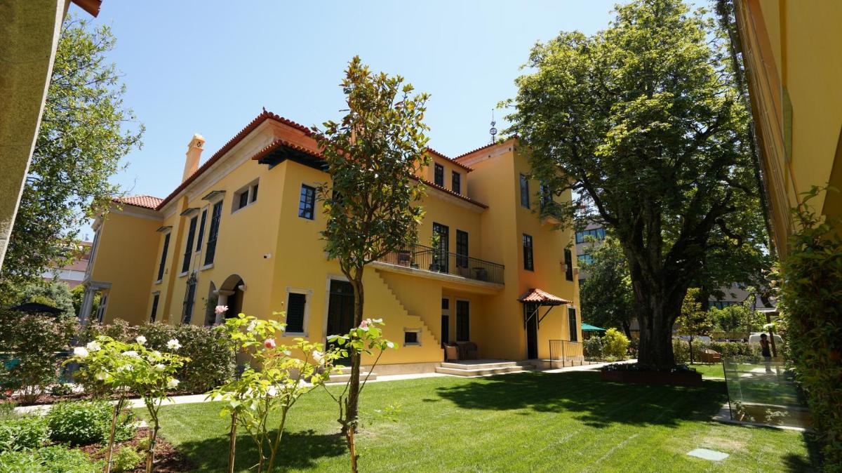 O edifício onde o hotel está situado