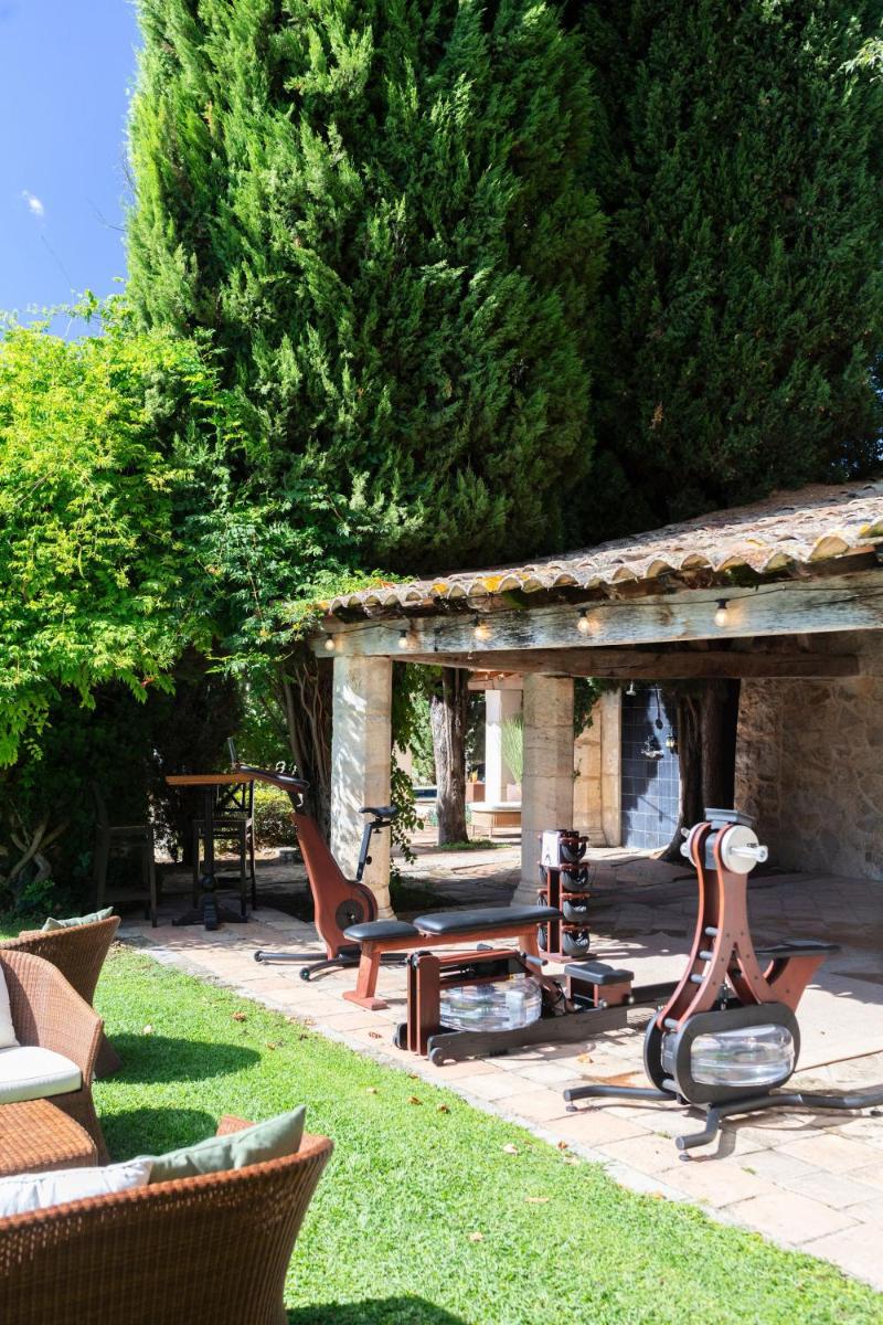 Jardin de l'établissement Hôtel - Restaurant & Spa La Magdeleine - Mathias Dandine
