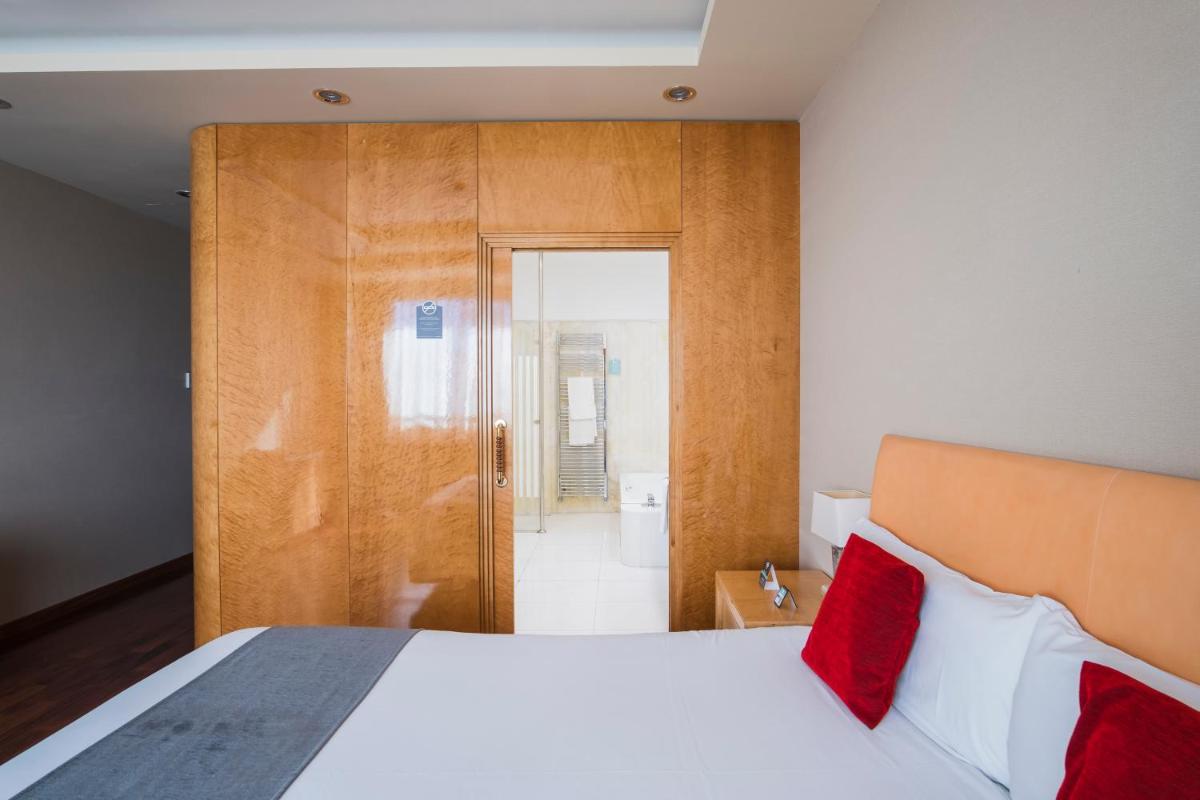 Cama o camas de una habitación en Alda Mirador del Moncayo