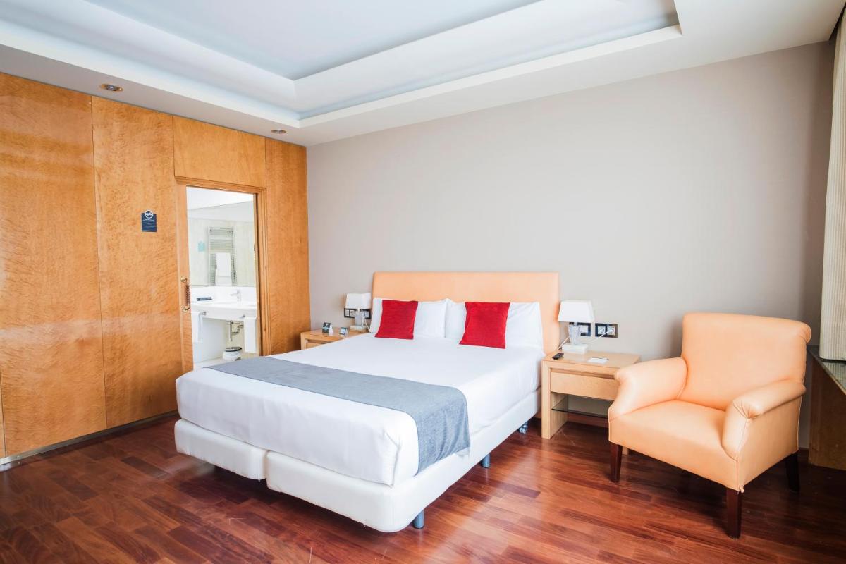 Cama o camas de una habitación en Alda Mirador del Moncayo