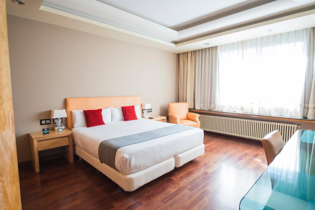 Cama o camas de una habitación en Alda Mirador del Moncayo